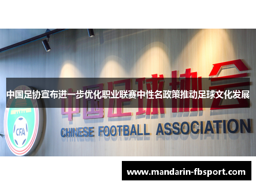 中国足协宣布进一步优化职业联赛中性名政策推动足球文化发展 中国足协宣布进一步优化职业联赛中性名政策推动足球文化发展
